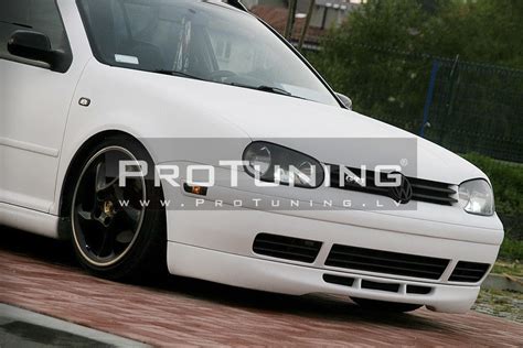 Gti 25th Anniversary Look Front Bumper Spoiler For Golf Iv Mk4 In Lips