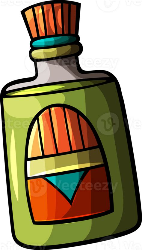 Alcohol bottle cartoon funny illustration 38041969 PNG