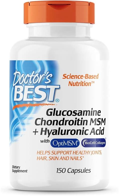 Comprar Doctor's Best Glucosamine Chondroitin MSM + Hyaluronic Acid ...