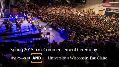 UW Eau Claire Commencement Fall PM 2015