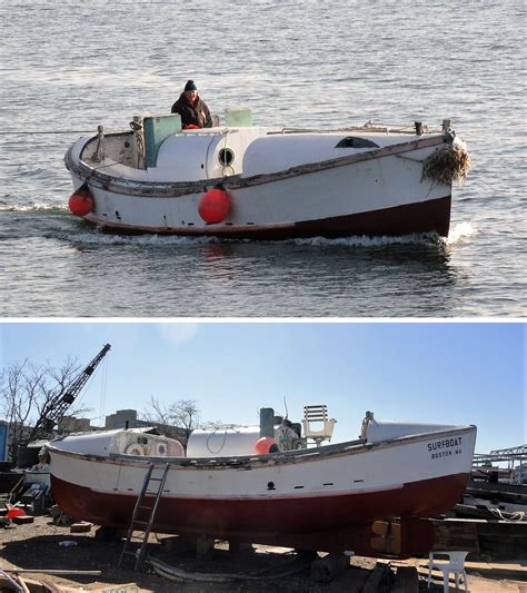 Surfboat Moored In East Boston Ma Is One Of The Few Remaining