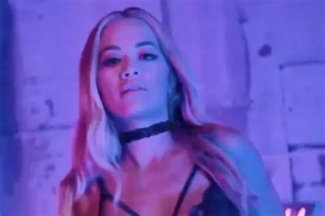 Rita Ora Gets X Rated As She Poses In Sheer Bra And Lacy Pants For Sexy Italian Lingerie Brand