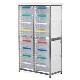 Caretray Rack Stainless Steel Static Double Column Bristol Maid