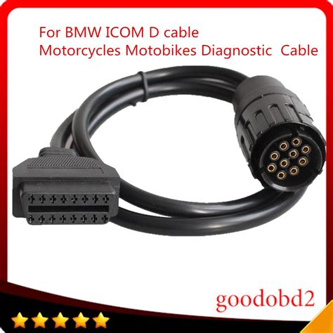 Bmw Icom Cable Icom D 10 Pin 10pin 16pin Obd2 Obdii Vag Car Aliexpress