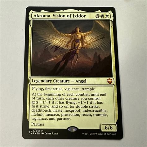 Akroma Vision Of Ixidor Angel Cmr Commander Lagends White Mtg