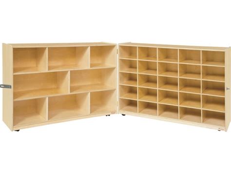 Mobile Classroom Cubby Storage - 5 Shelves WDE-23609D, Preschool Cubbies