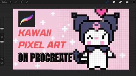 How To Draw Cute Pixel Art On Procreate Easy Procreate Tip YouTube