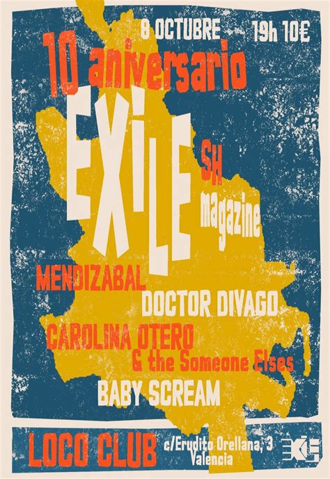 Fiesta 10 Aniversario Del Exile El 8 De Octubre En Loco Club De