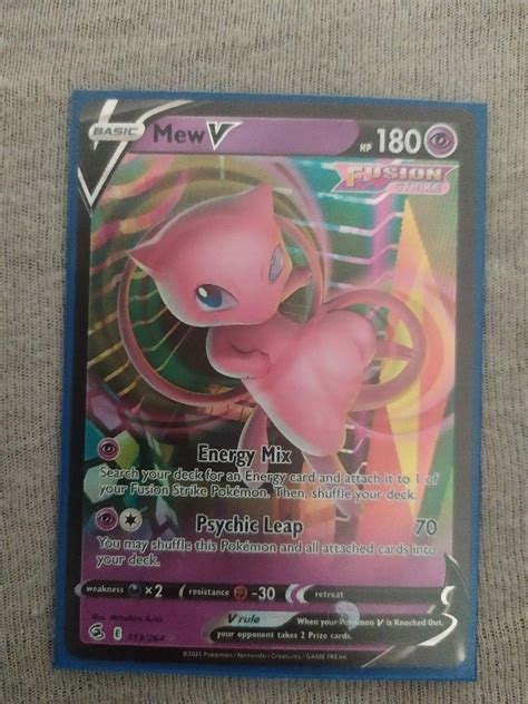 Mew V Fusion Strike Ultra Rare 12528789870 Oficjalne Archiwum Allegro