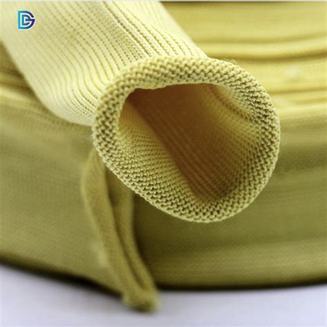 China Factory Aramid Knitting Sleeve With High Performance Aramid