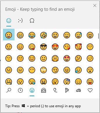 💻 Windows 10 - how to make emoji (keyboard shortcut) - Dirask