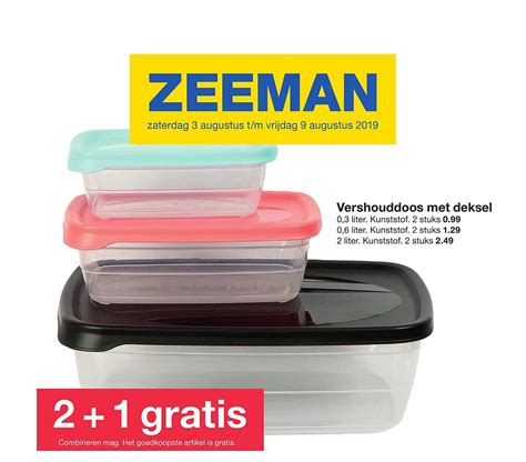 Vershouddoos Met Deksel Gratis Aanbieding Bij Zeeman Folders Nl