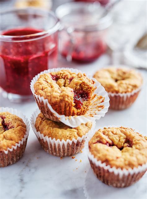 Galettes Lavoine Et La Confiture Cuites Dans Un Moule Muffins