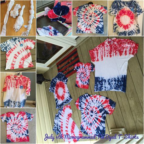 We Made These Awesome Red White And Blue Inspired Tie Dyed T Shirts To