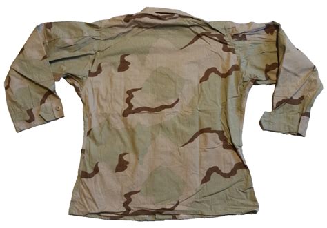 US Military Desert DCU Camo BDU Ripstop Combat Uniform Coat Shirt Large