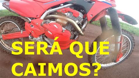 Amaciando O Motor Da Crf F No Barro Youtube