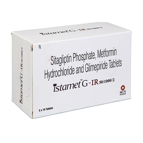 Buy ISTAMET G IR 50/1000/2 Tablet 10's Online at Upto 25% OFF | Netmeds