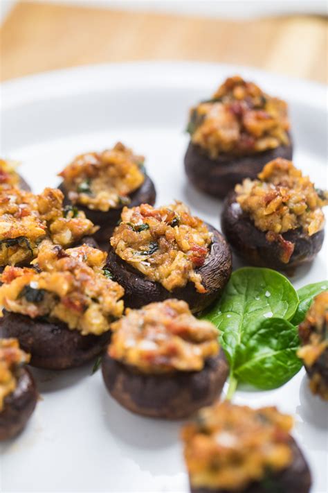 Vegan Stuffed Portabella Mushrooms