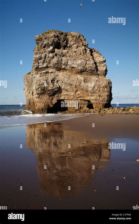 Marsden Rock, Marsden, South Shields, South Tyneside, England, United