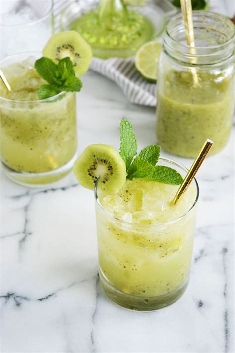 Kiwi Mojitos Delicious Cocktails Mojito Recipe Yummy Drinks