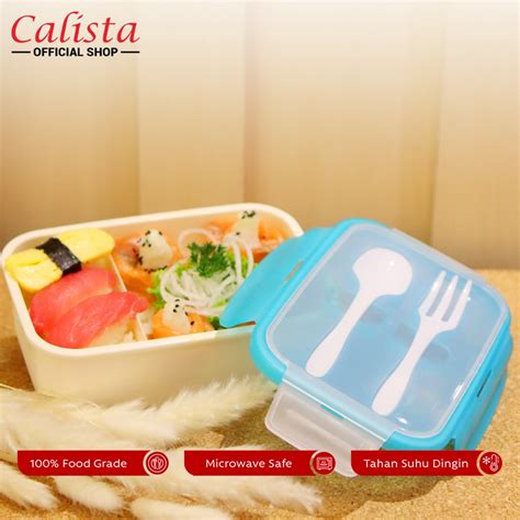 Jual Calista Lunch Box Prima Iwaki Sekat 2 Shopee Indonesia