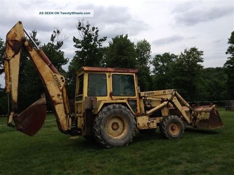 1974 Ford 7500 backhoe