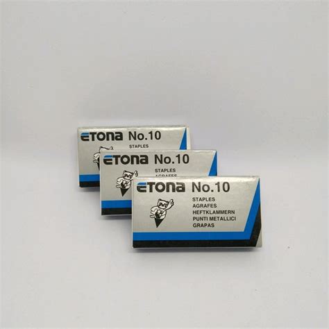 Jual Isi Staples Etona Nomor 10 Isi Steples Hekter Kecil Stepler