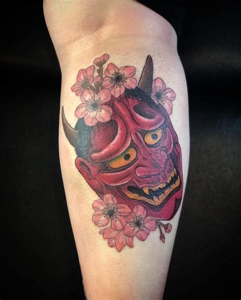 Hannya Mask Tattoo Designs With Meaning Japanese Oni Demon