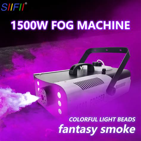 Fog Smoke Machine W Remote Rgb Disco Bar Party Halloween Stage