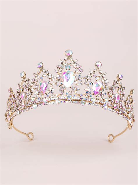 Diadema Con Dise O De Diamante De Imitaci N Nupcial