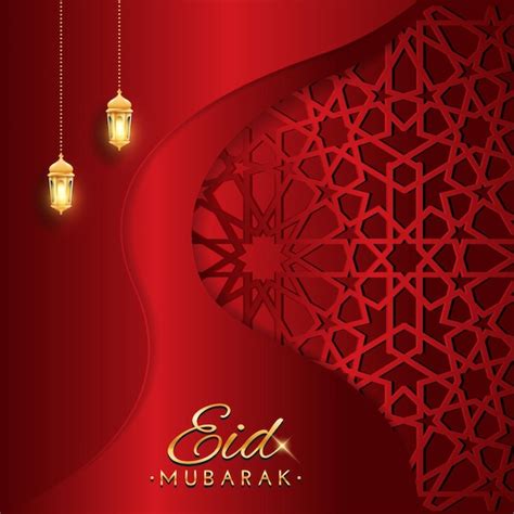 Premium Vector Eid Mubarak Background In Luxury Style