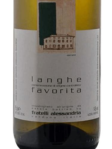 Fratelli Alessandria Langhe Favorita Vivino Us