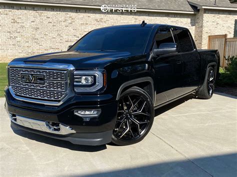 2017 Gmc Sierra 1500 With 24x10 30 Niche Vice Suv And 295 35r24 Lexani Lx Thirty And Lowered 4f