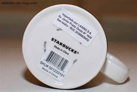 Peru Starbucks City Mugs