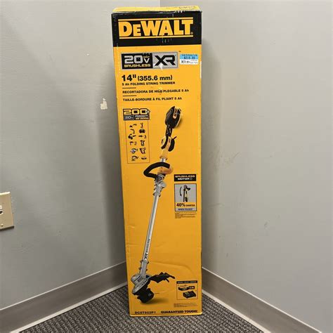 Dewalt Dcst P Vmax Cordless Folding Dual Line String Trimmer