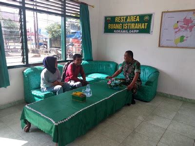 Bantu Beri Kenyamanan Pemudik 1445 Hijriyah Kantor Koramil 04 PP Jadi