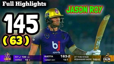 Peshawar Zalmi Vs Quetta Gladiators Highlights Pakistan Super