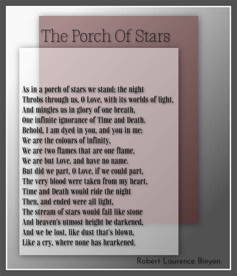 Robert Laurence Binyon Poems | Classic Famous Poetry