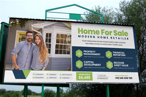 Real Estate Billboard Signage V