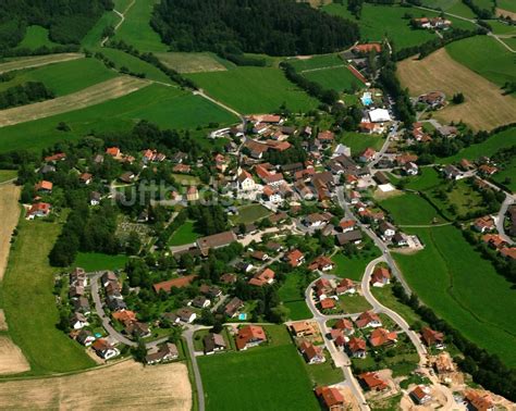 Luftaufnahme Haibach Dorfkern Am Feldrand In Haibach Im Bundesland