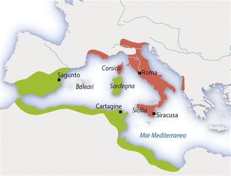 Il Mediterraneo Prima E Dopo Le Guerre Puniche