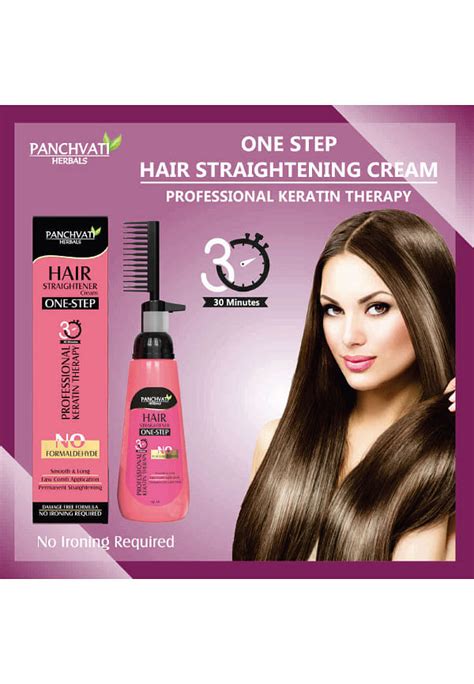 Permanent Hair Straightener Cream