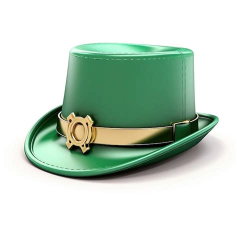 Premium Photo St Patricks Hat With Clover Vector Illustration