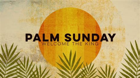 Palm Sunday Service Youtube