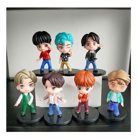 Набор фигурок БТС / BTS / Bangtan Boys 7шт (6-8см, пакет) - купить с ...
