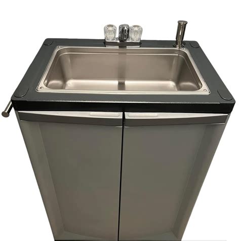 Portable Sink Handwashing Hot Cold Self Contained Full Size L Gray Doors 2022 Etsy