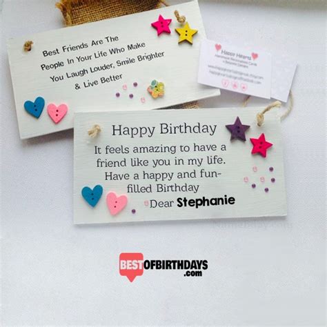 Stephanie Happy Birthday Free Online Wishes Card Best Of Birthday