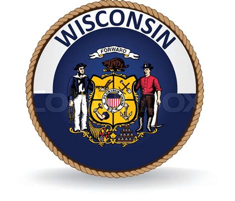 Wisconsin State Seal | Stock vector | Colourbox