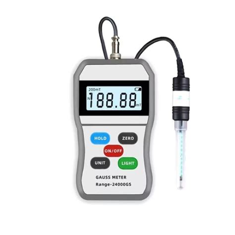 High Precision Digital Gauss Meter With Probe Sisco