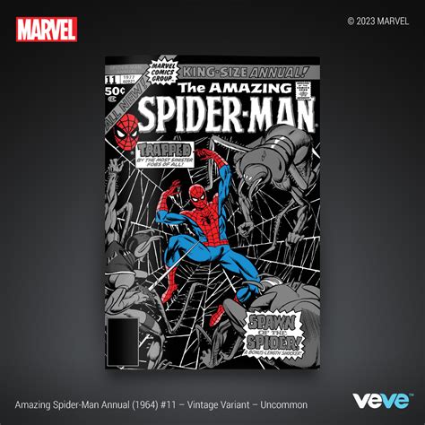 Marvel Digital Comics Amazing Spider Man Annual Veve